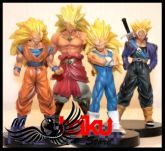 Dragon Ball - Super Sayajin - set com 4 peças