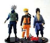 Naruto - Naruto, Kakashi, Sasuke - Set com 3 peças