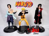 Naruto - Naruto, Itachi, Sasuke - Set com 3 peças