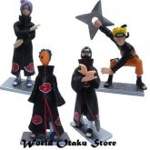 Naruto - Personagens - Set P com 4 peças