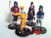 Naruto - Personagens - Set E com 4 peças