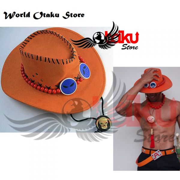 Chapéu Portgas D. Ace - One Piece - Loja kawaiicute