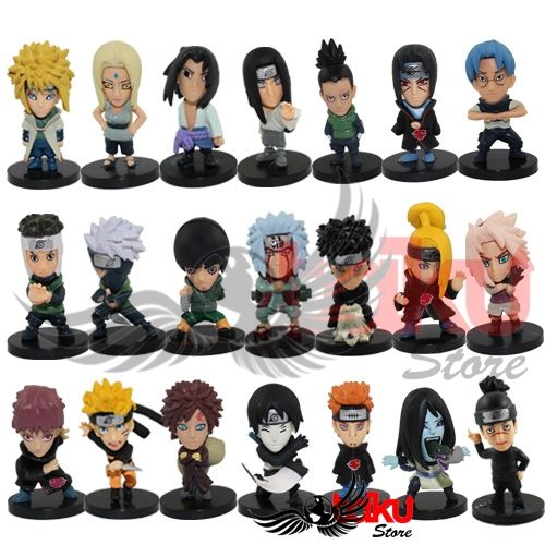 Naruto - Chibis Set Completo