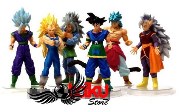 Dragon Ball - Saiyajins - Set com 6 peças