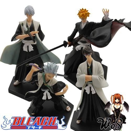 Bleach - personagens - set B com 4 peças