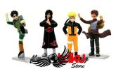 Naruto - Personagens - Set F com 4 peças