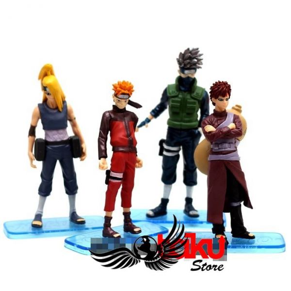 Naruto - Personagens - Set G com 4 peças