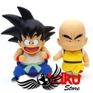 Dragon Ball - Goku + Kuririn - set com 2 peças