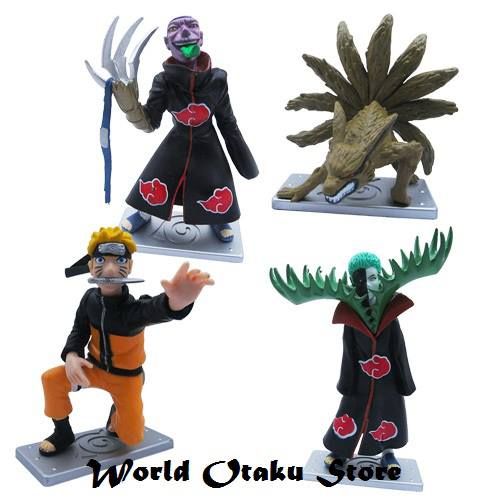 Naruto - Personagens - Set O com 4 peças